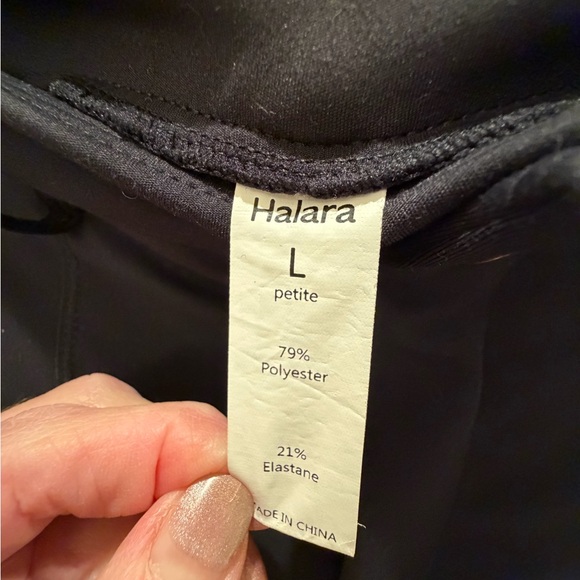 LP large petite Halara DayStretch High Waisted Skinny Cargo Pants black stretchy - Picture 8 of 17